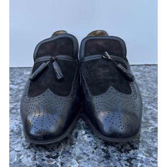 Mens Artioli Parviz New York Black Leather Loafer Shoes Size 8 main image 15